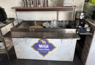 1505671 Salad counter on wheels