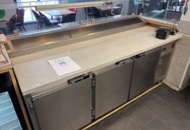 1505674 Refrigerated counter with cooling trough