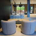 1501411-2 Lounge furniture with armchairs, coffee table Blå Station, etc.