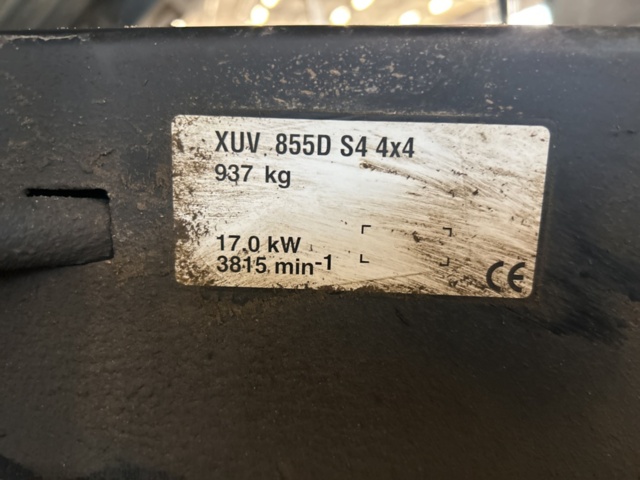 1503950-47 John Deere Gator XUV 855D -2013