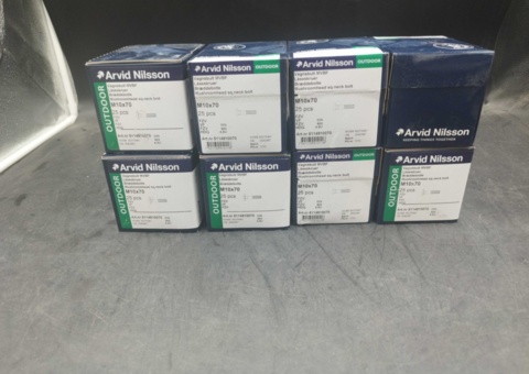 Carriage bolt - 200 pcs, Arvid Nilsson, M10x70