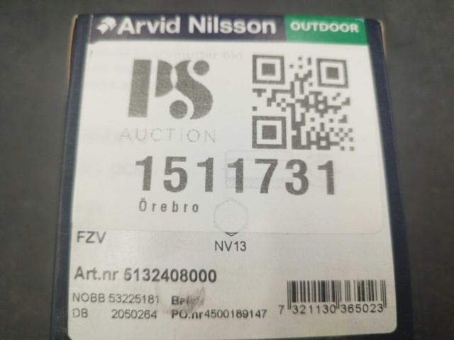 1511731-2 Skarvmutter - 250 st, Arvid Nilsson, M8x40