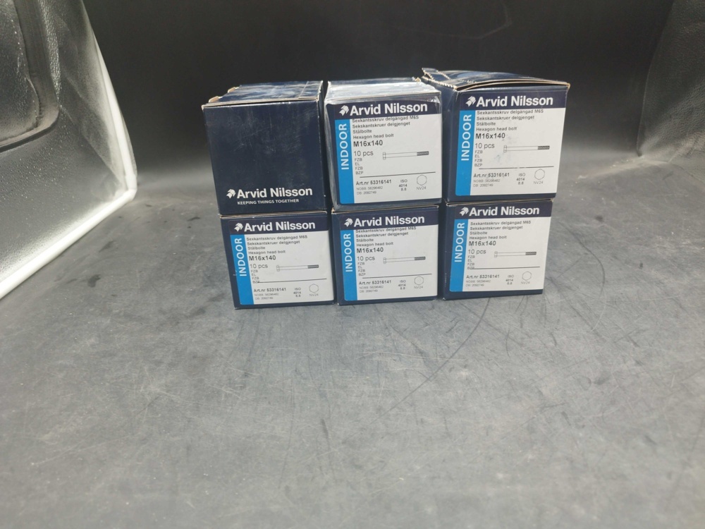 1511744-1 Hexagon screw - 60 pcs, Arvid Nilsson, M16x140
