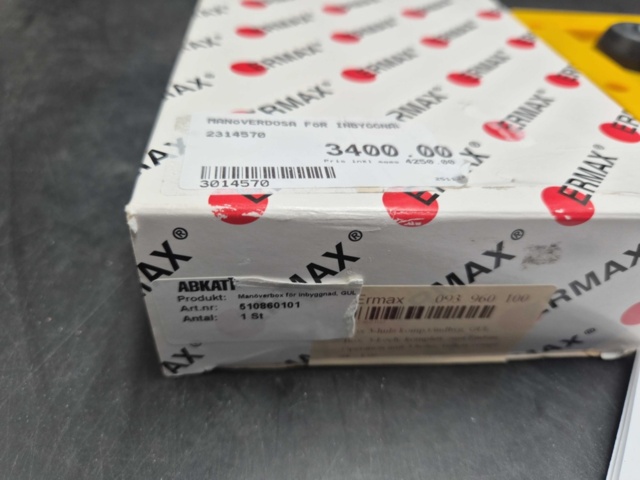 1512127-3 Control box – Ermax, built-in yellow