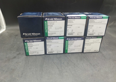 Carriage bolts and joint nuts - 400 pcs, Arvid Nilsson, M10x40