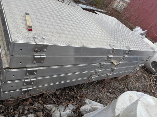 1508729-2 1 piece Aluminum hatch with frame Class D15, 2300x1200x100mm