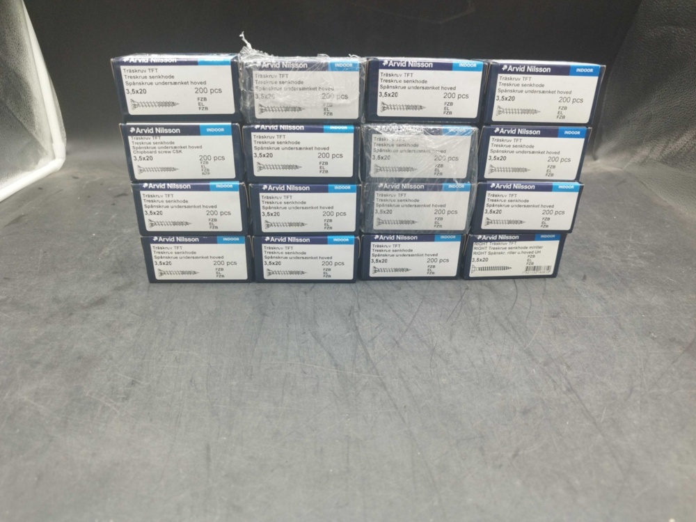 1511769-1 Wood screws - 3200 pcs, Arvid Nilsson, 3.5x20 mm, TX10