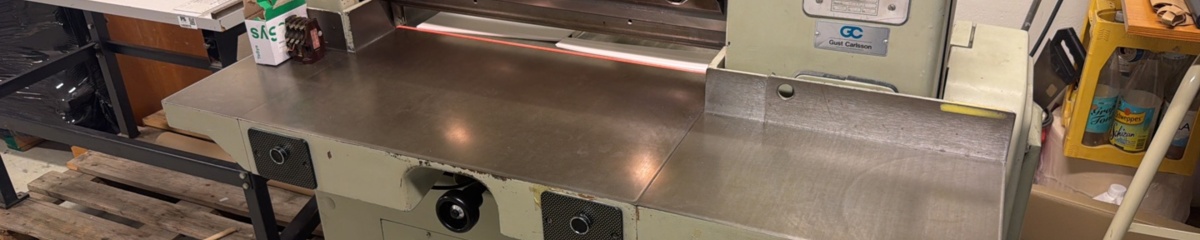 Bild som representerar auktionen - Typografia Olsén Aktiebolag i konkurs