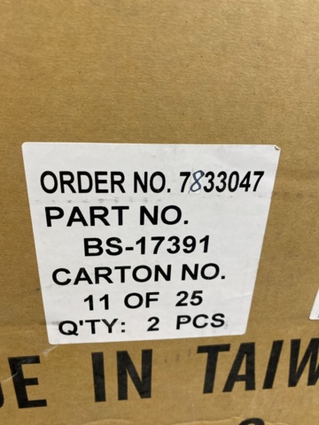 1512801-3 4 wheel sides 19.5" front & rear