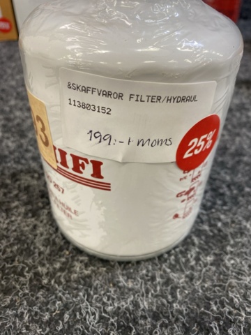 1512802-7 Larger range of filters from Donaldson, among others