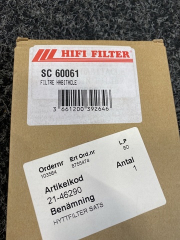 1512802-10 Larger range of filters from Donaldson, among others