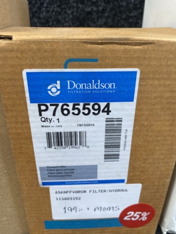 1512802-20 Larger range of filters from Donaldson, among others