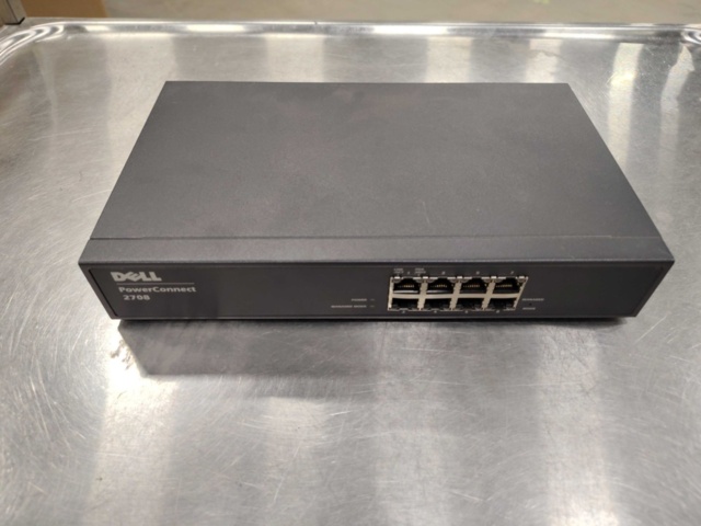 Nätverksswitch - Dell PowerConnect 2708, 8-portars
