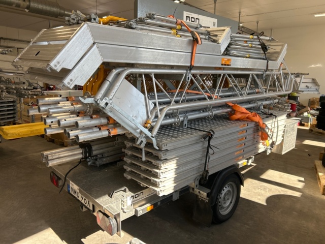 1497661-6 Ställningstrailer med ställning
