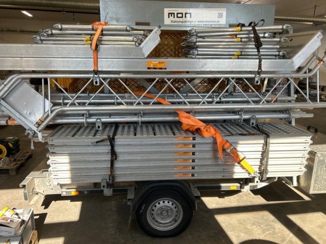 1497661-7 Ställningstrailer med ställning