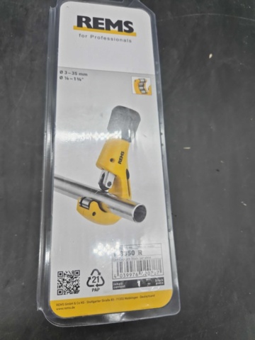 1513155-4 Röravskärare 3 st - REMS, RAS Cu-INOX 3–35 mm
