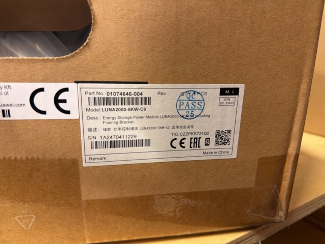 1470052-2 Battery modules 3 pcs - Huawei LUNA 2000-5KW-C0