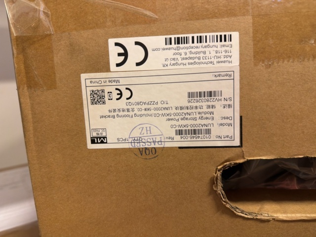 1470052-4 Battery modules 3 pcs - Huawei LUNA 2000-5KW-C0