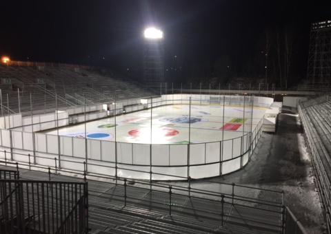 Avyttring hockeysarg och byggställningsdelar