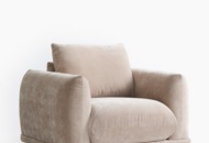 1503201 Fåtölj Trace  beige velvet