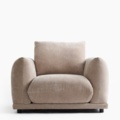 1503201-2 Armchair Trace beige velvet