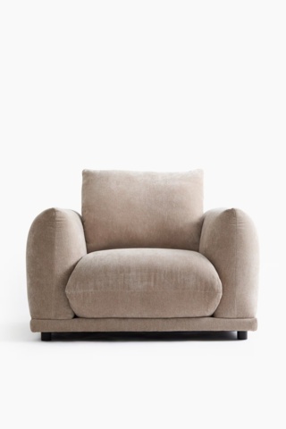 1503201-2 Armchair Trace beige velvet