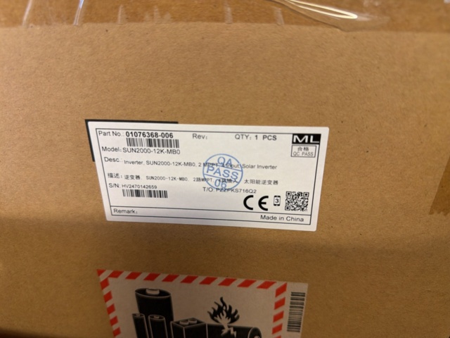 1509854-6 Inverter 2 pcs - Sungrow, Huawei