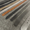 1514441-7 10 leather belts, size 85