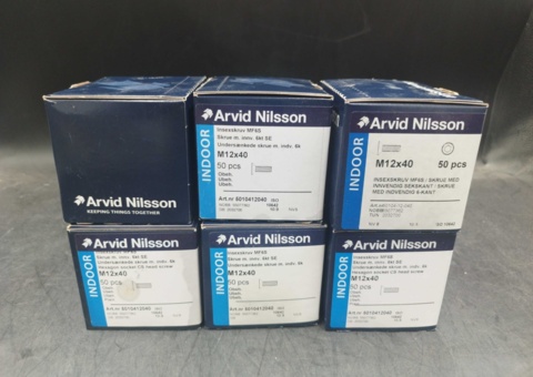 Insexskruv, 300 st - Arvid Nilsson, M12x40