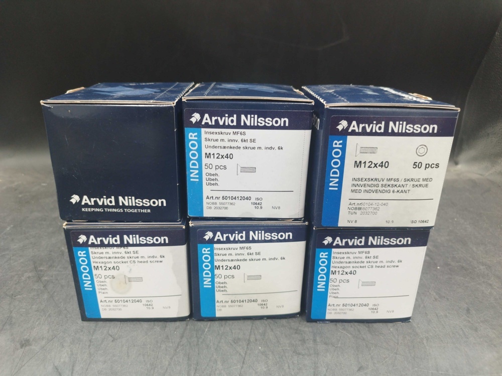1512922-1 Insexskruv, 300 st - Arvid Nilsson, M12x40