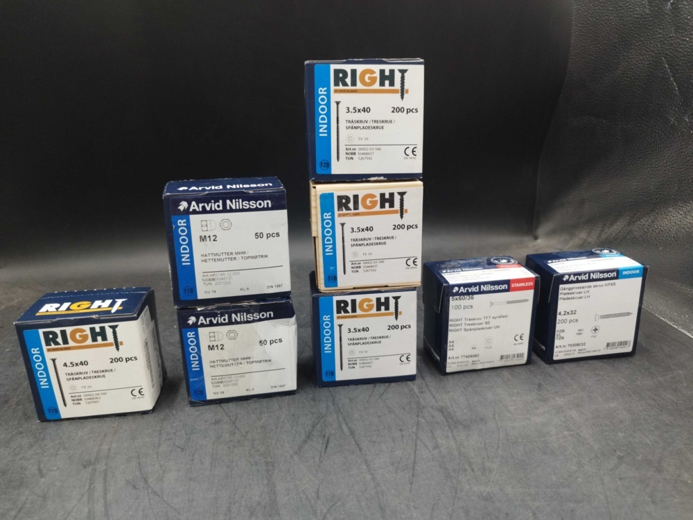 1512951-1 Thread-forming screw and wood screw - Arvid Nilsson, RIGH XL