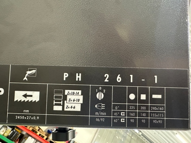 1430364-9 Bandsaw MEP Shark PH 261-1HB