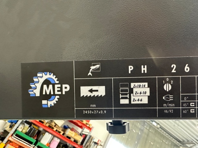 1430364-10 Bandsaw MEP Shark PH 261-1HB