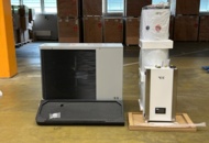 1514342 9 kW air/water heat pump incl. buffer tank, easily connects to an existing heating system L3.65