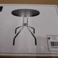 1508398-4 Cafebord, 2 st – Schou, Ø60 cm, svart