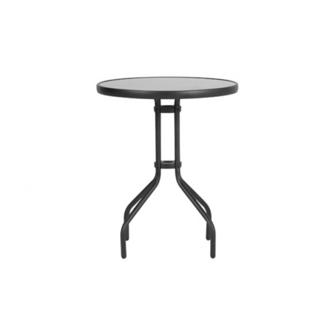 1508398-1 Cafebord, 2 st – Schou, Ø60 cm, svart