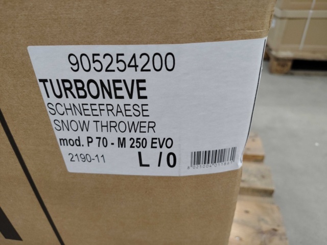 1514703-8 Snowblower - Turboneve, P70 M250 EVO 55 cm