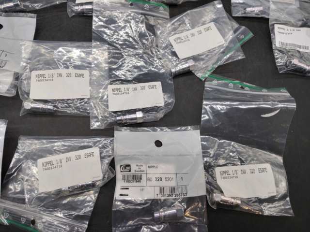 1514718-6 Nipple - CEJN, 1/8" in., series 320 eSafe