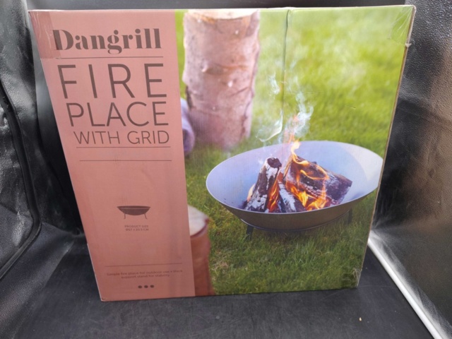 1508437-5 Fireplace - Dangrill, with grate, Ø57 cm