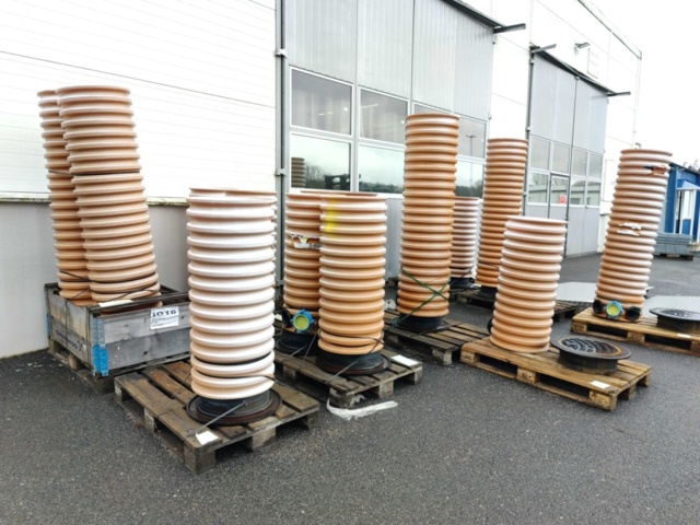 1477820-2 15 fire hydrants Belos 110 mm (heights 1100 mm and 1900 mm)