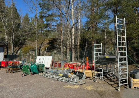 Bild som representerar auktionen - Avyttring av byggutrustning och entreprenadmaterial