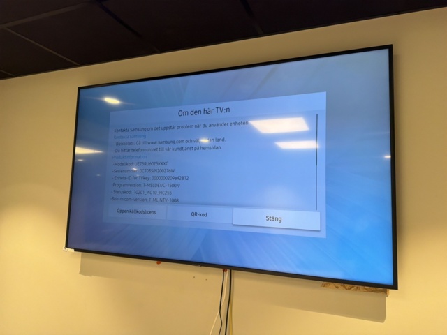 1501874-1 TV Samsung 75"