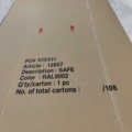1502573-17 Brandklassat mappskåp SHELL 90 min. nyckellås, 1500x520x680 mm, 4 lådor