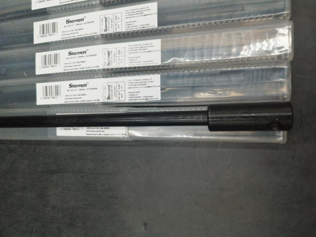 1512997-3 Hole saw extensions, 7 pcs - Starrett, A15, 300 mm