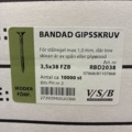 1515891-3 10,000 pcs Banded drywall screw 3.5x38mm FZB, VSB