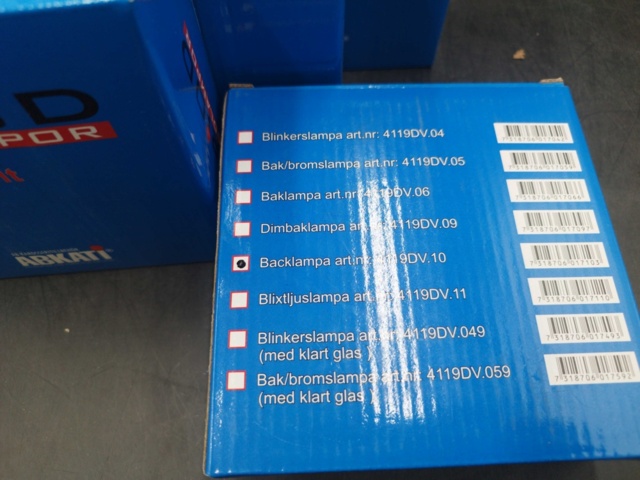 1516566-2 Baklyktor 4 st - BRIOD, 24V