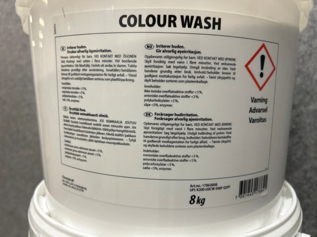 1482532-4 Coloured detergent 40 kg