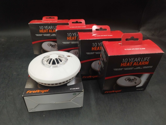 1516572-2 Heat alarm, 5 pcs - FireAngel, HT-630-NEUT