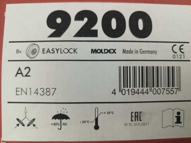 1516581-4 Filter, 4 st 4-pack - Moldex, EasyLock A2