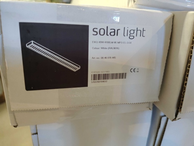 1516893-2 Takarmaturer 4 st - Solar light, EIKU, 40W, 4100lm, 4000K, MPO, vit